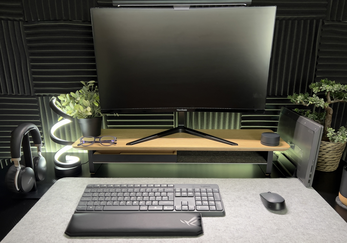 Oak Desk Shelf (Medium)